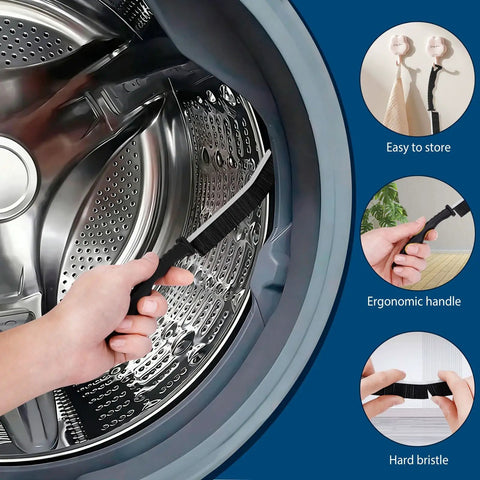 Universal Dryer Vent Cleaning Kit With Vacuum Hose Attachments and Lint Removal Tools for Clothes Dryers in use