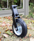 Heavy Duty Farm Gate Wheel For Metal Tube Gates 6 Inch Wheel Fits 1-5/8 To 2 Inch OD Beats Gate Dragging Weatherproof Design For Outdoor Use Black 1 Pc