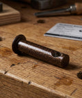 Rust Resistant Swing Hanger Bolts 2 Pack Heavy Duty Steel Alloy Hammock Chair Pin Plug on wooden surface