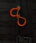 Heavy Duty Universal Zipper Pull Cord Tab Replacement For Luggage Backpacks And Jackets With Paracord Grip In Safety Orange