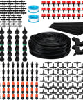 656 Ft Drip Irrigation Kit With 1 Quarter Inch Tubing And 274 Accessories DIY Ready For Greenhouse Garden Watering System