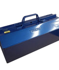 Hip Roof Two Way Cover Tool With Tote Tray L450B Blue Durable Storage Organizer closed on white background