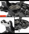 Direct Replacement Front Right Steering Knuckle And Wheel Bearing Hub Assembly for Toyota Highlander and Lexus Rx with detailed view of design.