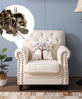 Top Shelf 100 Piece Star Bronze Furniture Tacks With Rust Proof Finish And Sleek Vintage Vibe For Straight Up Wood Repair And Sweet Upholstery Upcycling Work beside upholstered chair.