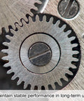Close-up of 20 Pack M6 X 30mm Slotted Cylindrical Pin Dowel in 304 stainless steel installed in a gear mechanism.