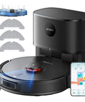 Displaying All In One Robot Vacuum And Mop With 6000Pa Beast Mode Suction Self Emptying Dock Laser Navigation And Smart Mapping Q10 Pro