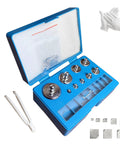 Calibration Weight Set 17 Piece For Pro Grade Precision Balance Scale With Tweezers And Gloves, 10 Mg To 100 G Weights Total 211 G