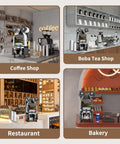 Automatic Cup Sealing Machine For 90 To 95 Mm Cups With Digital Panel in coffee, boba tea shops, restaurant, bakery