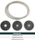 Idler Pulley Belt Repair Kit For Husqvarna 22 Inch AWD Walk Behind Mowers Replaces 587973001 587969201 580364609