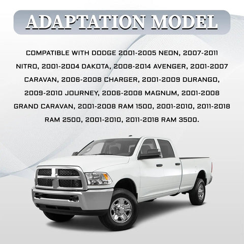 White Ram truck with compatibility list for Yellow Brake Fluid Cap Replacement For Jeep Wrangler Dodge Journey Ram 1500 2500 3500 Master Cylinder Reservoir Cap OEM 4683656AB 5014518AA Keeps Your Brake Fluid Clean And Seals Tight Prevents Leaks