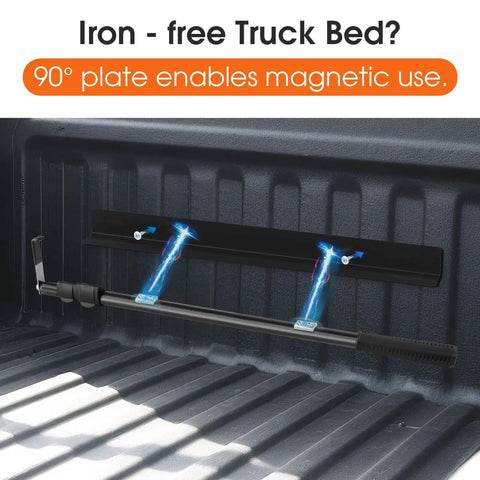 Magnetic Truck Bed Cargo Grabber Reach Tool With Telescoping 2.5 to 6.3 Ft Reach Double Hooks Heavy Duty Pickup Truck Accessory For Quick Cargo Retrieval In Trailer Or RV
