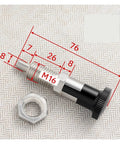 Shop Ready Stainless Steel Spring Plunger Indexing Pin With Knobs Self Locking Fine Thread Positioning Stop For Power Tools And Garage Builds Rock Solid Grip with M16 nut and measurements.