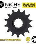 Drive Sprocket Chain Combo For Kawasaki Ninja 300 EX300 Z300 14T Front 42T Rear 520V XRing 106 Links front sprocket image