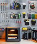 Pegboard Organizer Set 42 Piece Kit With Large Baskets Bins Cups Hooks And Book Holder For Wall Storage In Garage Shed