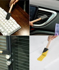 Kick Ass 1 Inch Foam Paint Brushes 12 Pack High Density Polyfoam Applicators For Mod Podge Wood Staining Wall Decor Awesome Household Cleanup Tasks Zero Hassle cleaning a keyboard, car vents, door handles, and applying yellow paint.