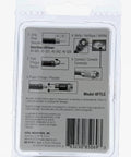 IDEAL Industries nickel push-on F-connectors, 4-pack; back-of-pack with install diagrams, Model 6FTLC, barcode.