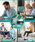 Under Desk Elliptical Machine For Home Office Use, suitable for seniors, adults, office, home, knee exercises, with remote control