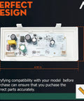 Main Refrigerator LED Light Assembly Replacement For Ceiling Right Side With Housing And Control Board product dimensions