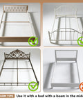 Straight Up Heavy Duty Queen Bunkie Board Delivers Rock Solid Metal Support With Smooth Rounded Edges For A Hassle Free Mattress Foundation Built Tough To Carry Heavy Loads Daily shown on compatible bed frames.
