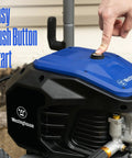 Electric Pressure Washer With 3000 Max PSI And 1.76 Max GPM Induction Motor Onboard Soap Tank 25 Ft Hose Spray Gun And Wand 5 Nozzle Set