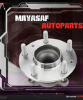 Rear Wheel Bearing And Hub Assembly For Mazda CX-3 2016 2017 2018 2019 2020 2021 FWD 5 Lug Drop In Replacement