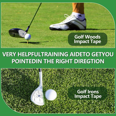300 Pack Golf Impact Tape For Woods Irons And Putters No Residue Swing Practice Stickers For Instant Feedback On Every Swing