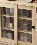 Hidden Concealed Recessed Sliding Door Pull Handles Set In Black Stainless Steel on cabinet