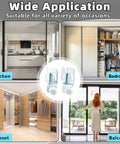 4 Pack Closet Sliding Door Roller Kit For Top Hung Bypass Wardrobe Doors Replacement Wheels With 8 Screws application areas