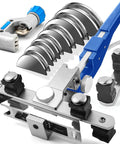 Heavy Duty Tube Bender Kit For HVAC And Auto Repair, One Quarter To Seven Eighths Inch Tube Bender With Forward And Reverse Bends
