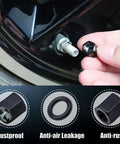 Premium Tire Valve Stem Caps For Tesla Models 3 S X Y Leakproof Aluminum Caps With Rubber O Rings Matte Black Finish 4 Pack application