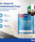 Dead Nuts Strong Transparent Polyester Mastic And Slick Knife Grade Stone Adhesive For Granite Marble Seam Glue Quick Set Resin Kit With Hardener Pro Grade Natural Stone Fabbing Solution on countertop.