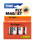 No Sweat Fly Trap Sticky Fly Paper Strips For Pesky House Flies Odorless Mess Free Hanging Pest Control Solution Eight Pack Quick Hang