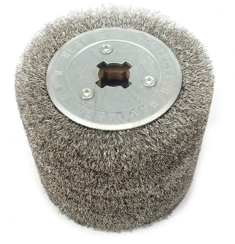 Stainless Steel Wire Wheel For Wood And Metal Surface Polishing And Rust Removal Heavy Duty Workhorse For Smoothing Deburring Grinding