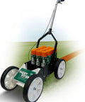 Game Day Ready Athletic Field Line Marking Paint Kit Including Twelve Cans Of Bright Orange Coating matched with a straight shot striping machine.