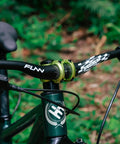 Speedrun Junior Mountain Bike Handlebar With Bar Clamp 31.8mm, 680mm Width, Fits 19mm Inner Diameter Grips, AL6061 Aluminum Black