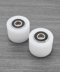 Two Pack Nylon Sliding Pulley Bearings 40x30mm With 6000ZZ Rolling Bearings For Conveyor Belts Sliding Doors Windows And Mechanical Pulleys Built Tough Durable Plastic Construction For Long Lasting Performance