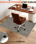 35 By 47 Inch Office Chair Mat For Hardwood Floors Heavy Duty Computer Desk Floor Protector in office setting
