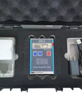 All In One Surface Roughness Tester For Ra Rz Rq Rt Profilometer with accessories in a carry case