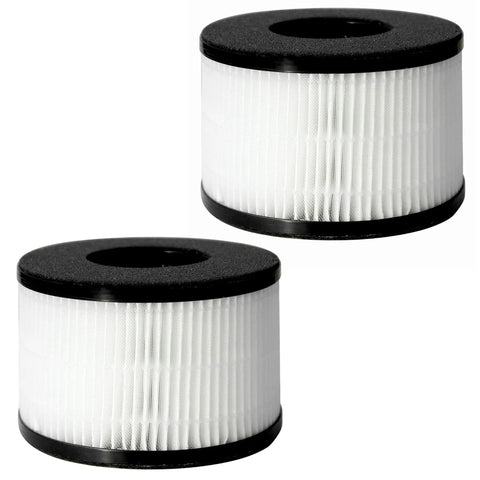 2 Pack Replacement Filter For PARTU And SLEVOO BS-03 HEPA Air Purifier, 3-In-1 Filtration System with Pre Filter and Activated Carbon