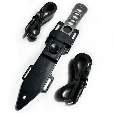 Beefed-Up Dive Knife With Sheath And Leg Strap, Thigh Knife With 440 Stainless Fixed Blade, Corrosion Resistant, Belted