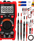 Digital Multimeter 4000 Counts TRMS Auto Ranging AC DC Voltmeter Ohm Amp Tester With NCV Live Test, probes, wire stripper