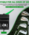 Professional Golf Club Regripping Kit With No Drill Vise Clamp, adjustable screw for 6 to 30 mm grips, rubber cushioned jaws.