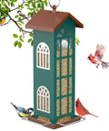 Durable Metal Wild Bird Feeder For Outdoors Hangin, Waterproof And Rustproof, Easy To Clean With Disassemble And Reassemble Design