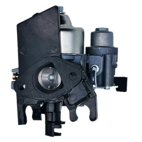 Close-up of carburetor from Two Pack Gasket Kit For Honda GX160 GX200 And Clone Engines And Generators Includes Cylinder Head Valve Cover Carburetor Crankcase Gaskets And Oil Seals Non Hemi OEM Replacement Set