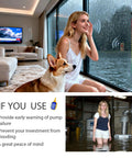 Indoor Outdoor Sump Pump Alarm With 110dB Audible Alert And LED Indicator, 10ft Float Switch For Septic Systems, Ponds, Water Tanks And Basements, High Water Level Protection To Keep Your Crib Dry.