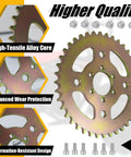 40T Steel Rear Sprocket for Mini Bikes 6 Hole Direct Replacement With Wrench Included, Compatible With CT100U CC100X