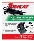 Rodent Station Trap Box With Four Bait Securing Rods And Security Key, Indoor Outdoor Weather Resistant packaging front