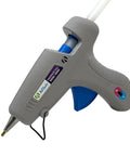 Two Temp Dual Temperature Hot Glue Gun, Full Size, Light Gray, Low Temp For Delicate Fabrics And Paper, High Temp For Stronger Bonds