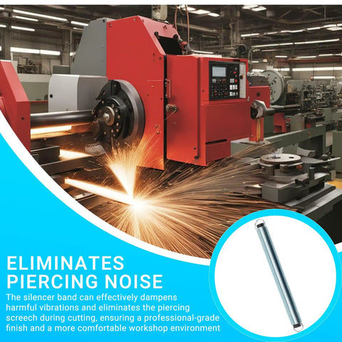 Vented Rotor Brake Lathe Spring Silencer Band Replacement For Ammco 9800 909800 438190 Accuturn, sparks flying during use