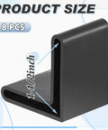 Give Your Floors A Sweet Makeover With These 8 Piece Rubber Bed Frame End Caps 1.5 Inch L Shape Angle Iron Covers black rubber cover dimensions.
